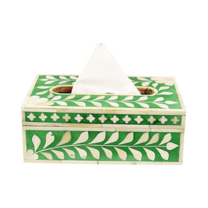 Caja de pañuelos de resina de alta calidad Axiom Home Accents, servilletero decorativo, vajilla con incrustaciones, nueva colección al por mayor - Product Image 3