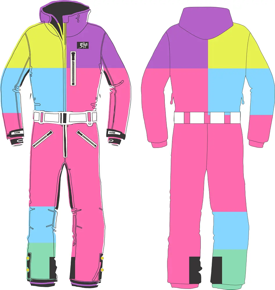 Ski Suits Womens Attachable Hooded Ski Suit Winter Ski Snowwear Custom Colors Custom Designs Wholesales Best Quality Waterproof