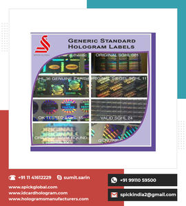 High Adhesion Custom Product <b>Labeling</b> Hologram Tamper Evident PET <b>Sticker</b> Visual Authentication for Fruit - Product Image 2