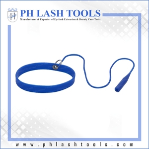 สายยางยืดหยุ่นสำหรับแหนบขนตาสีฟ้า,สร้อยข้อมือป้องกันแหนบ,สายรัดข้อมือแหนบต่อขนตา - Product Image 5