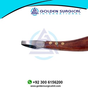 Couteau à sabot ovale équin outils de coupe de sabot de bétail lame de coupe de pied de taureau tranchant tondeuse laitière - Product Image 3