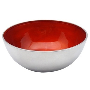 Handmade Bowl Elegant Modern Designer Casual Vintage Antique Aluminium <b>Brown</b> Finished Decorative Fruit Bowls - Product Image 3