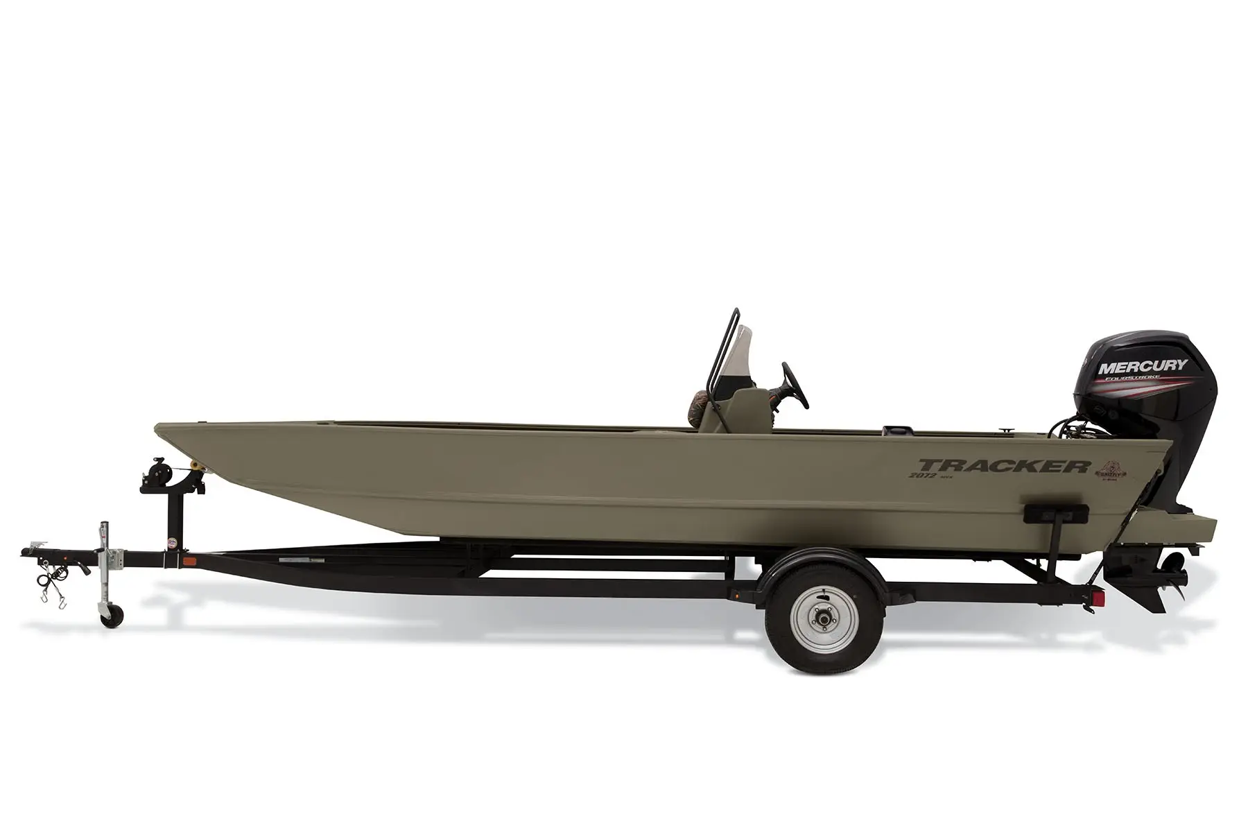 Ecocampro barco de pesca de alumínio, barco de pesca plana com console central, 18 pés