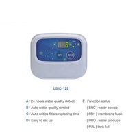 Contrôleur TDS à micro-ordinateur pour osmose inverse LAN SHAN LSIC-129, alimenté électriquement, en plastique, 50 GPD, usage commercial et domestique