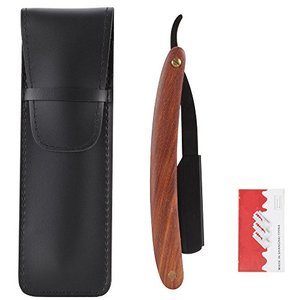 Navaja de Afeitar Clásica de Madera de Lujo con Mango de Madera para el Cuidado Personal y Barbería - Product Image 2