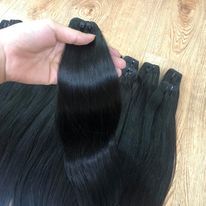 Tissage en lot vietnamien naturel, extension de cheveux humains, vierges rugueux, cuticules, vente en gros, 50 pièces - Product Image 2