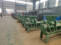 Extrudeuse de bois de bambou, pressoir manuel, machine pour fabrication de charbon de bois,
