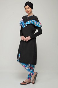 Maillot de bain style islamique, ensemble complet de 5 pièces, mode Abaya, tunique, Hijab, robes turques modestes, - Product Image 2