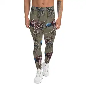 Erkek spor giyim artı boyutu Yoga spor Legging dijital baskı kadın pantolon Yoga pantolon ile cep baskı desen Legging sihirli pantolon