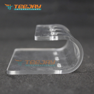 Soporte para Pinzas de Acrílico Transparente TEEJAY con 3 Orificios, Antimagnético, Punta Lisa, 10 mm de Longitud, Forma Redonda, Color y Logotipo Personalizables - Product Image 6