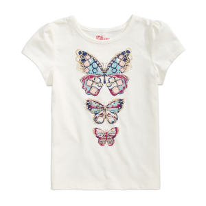 Nueva llegada de moda Super suave 100% algodón cuello redondo manga corta impreso camiseta chicas estilo Bangladesh venta al por mayor precio barato - Product Image 2