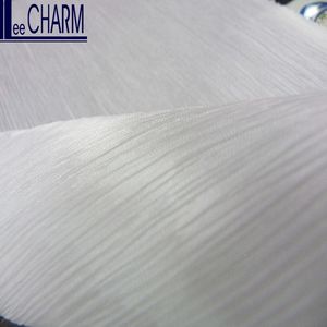 Ctr Đài Loan 100% polyester <span class=keywords><strong>Crinkle</strong></span> <span class=keywords><strong>pongee</strong></span> vải cho trang trí nội thất & ngành công nghiệp sử dụng cho hoa nhân tạo & trang trí Giáng sinh - Product Image 4