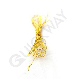 Qui Way Industries vente personnalisé or Blion sacs à cordon vêtements Tricot Technique fil cordon motif corde en métal finition torsadée - Product Image 2