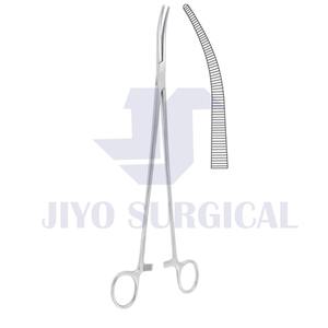 Alta demanda 15cm CE ISO aprobado gris quirúrgico pinzas de disección y ligadura Manual de acero inoxidable curvado en forma de S - Product Image 3