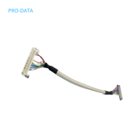 Kabel Lvds Kustom 20 30 40 Pin Konektor LVDS untuk Peralatan Medis Panel Tampilan