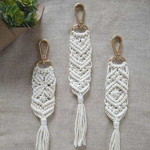 Trendy Macrame Keychains - Product Image 1