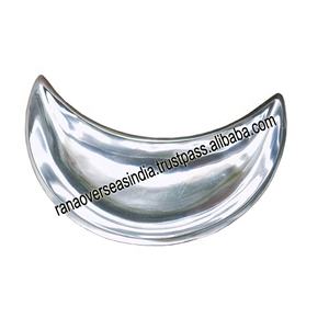 Bandeja de exhibición en forma de luna de aluminio para piedras, cristales, anillos, pendientes, collar, reloj - Product Image 1