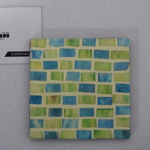 Posavasos de taza de té de vidrio Exim Pvt Ltd tradicional, diseño de espacios en blanco de sublimación para posavasos de mesa de restaurante de Hotel en casa - Product Image 2