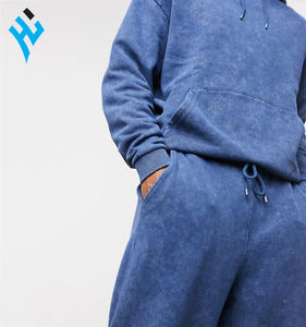 Chándal deportivo de alta calidad para hombre, prenda de chándal personalizada de entrenamiento, con forro polar, ajustada, con etiqueta personalizada, para invierno - Product Image 3