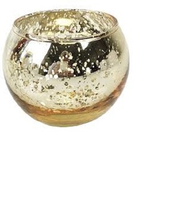 Portavelas Decorativo de Metal y Vidrio para Velas de Té, Ideal para una Comedor o Sala de Estar Cálida, Regalo Ideal para Seres Queridos - Product Image 1