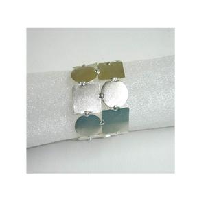 Anillo de Servilleta de Diseño Elegante Chapado en Oro con Alambre de Hierro, Juego de 3 Anillos de Servilleta para Bodas, Soporte Decorativo para Servilletas de Papel - Product Image 2