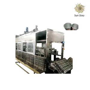 Sun Glory-máquina de limpieza ultrasónica automática, botella aislada, termo de agua de acero inoxidable, línea de producción de termo al vacío