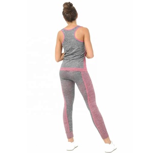 Conjuntos Deportivos para Mujer al por Mayor, Traje de Fitness, Ropa Deportiva para Yoga, Running, Aeróbics, Baile, Spandex/Poliéster, Secado Rápido - Product Image 3