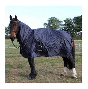 Diseñador Horse Fly Rug Turnout con tela negra verde verano invierno impermeable algodón forro polar Nylon Shell - Product Image 2