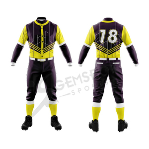 ชุดกีฬาเบสบอลแห้งเร็วปรับแต่งได้ชุดเครื่องแบบพิมพ์ซับลิเมตดีไซน์ใหม่ - Product Image 4