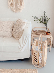 Sisu ชั้นวางนิตยสารหวายสร้างสรรค์แบรนด์ RFS-058ชั้นวางหนังสือดีไซน์ทันสมัยที่เก็บหนังสือพิมพ์ในห้องนั่งเล่น - Product Image 2