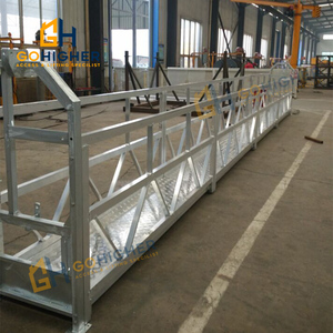 Zlp630 hợp kim nhôm sơn màu vàng treo giàn giáo cửa sổ điện làm sạch cái nôi treo cần cẩu giỏ Máy trát - Product Image 3