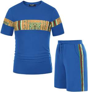 Conjuntos de ropa de calle de manga corta para hombre, camisetas y pantalones cortos, chándal, 2022 - Product Image 5