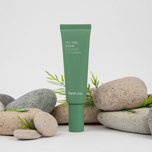 FARMSTAY TEA <b>TREE</b> BIOME CALMING EYE CREAM ALL <b>FACE</b> Rose Anti Aging Whitening Night Tube Kbeauty Skin Care Made in Korea - Product Image 3