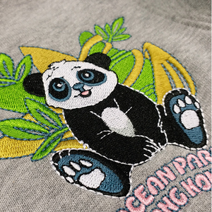 Camisetas 100% Algodón para Hombre y Mujer, OEM ODM, Bordado con Hilo Dorado, Diseños de Bordado Personalizados - Product Image 4