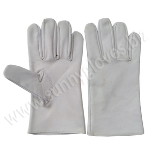 Perforated Leather Back Durable Goatskin Driver Work Gloves - Product Image 6