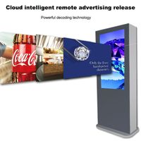 Écran tactile numérique extérieur étanche de 55 pouces, lecteur publicitaire LCD 4K, kiosque