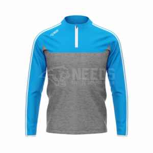 Vêtements de sport de football gaélique GAA sur mesure de haute qualité, 100% polyester brossé 260 g/m², haut à demi-zip unisexe adulte - Product Image 6