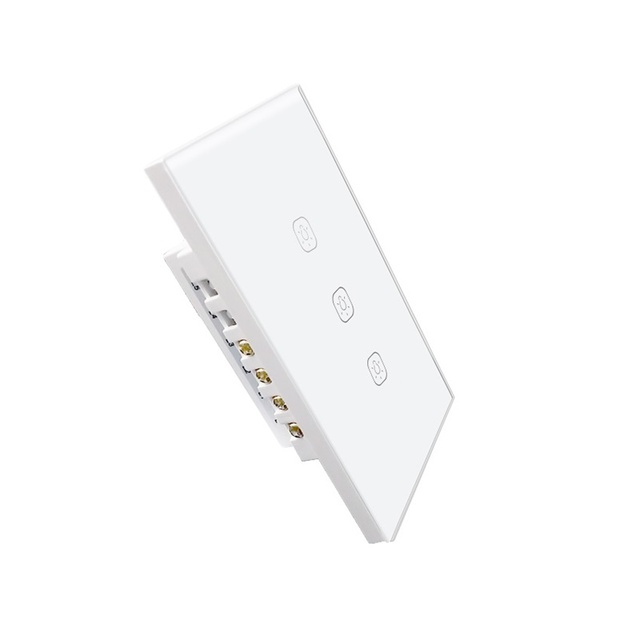 Zigbee 3.0 No Neutral Voice Control Touch Smart Light Switch Tuya