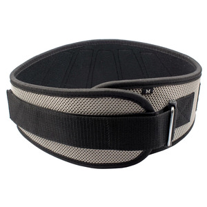 Ceinture d'haltérophilie en néoprène unisexe avec logo personnalisé ceinture de fitness d'entraînement de gymnastique en gros ceinture de qualité confortable et réglable - Product Image 6
