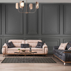 Ensemble de canapés de salon sur mesure, designs modernes, meubles de salon, canapé en tissu de luxe, ensemble de canapés de salon, style européen, États-Unis, arabe - Product Image 1