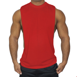Logo personnalisable OEM coupe hommes entraînement musculation muscle gym coton respirant débardeurs gilet débardeur chanter - Product Image 5