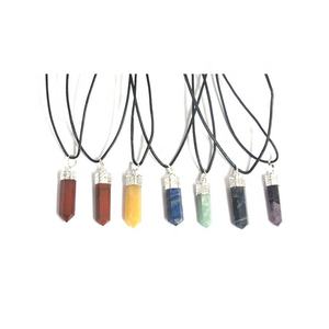 Set de pendentifs en Agate pour crayons, Chakra, en livraison brute - Product Image 1