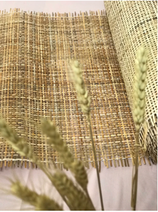 Natural Mesh Rattan Cane Webbing Roll Weave <b>Bleached</b> 100% Real Webbing Cane Rattan from Vietnam Top High quality - Product Image 3