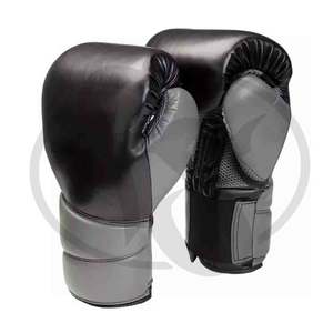 Gants de boxe professionnels en cuir de vachette pour l'entraînement de kickboxing avec sac lourd - Product Image 2