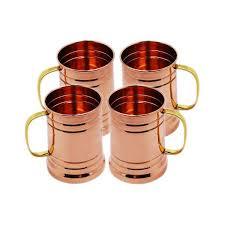 Premium quality Handmade Pure Copper Copper Mug for Chilled Beverage best for home and party - Product Image 2