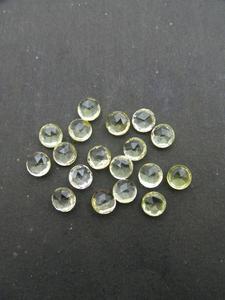 Cabujón de cuarzo limón Natural de 6mm al por mayor corte Rosa suelto fabricación de joyería especial óptica de alta calidad calor de diamante IGI - Product Image 6