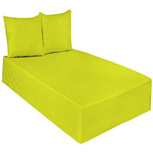 100% Trắng cotton <span class=keywords><strong>percale</strong></span> bộ đồ giường dùng một lần đặt 300tc mô hình rắn tất cả các kích cỡ cho khách sạn nhà sử dụng-trắng sateen gối trường hợp - Product Image 4