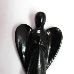 Meilleure Affaire sur Noir Agate Ange 3 Pouces | Noir Agate Ange 3 Pouces pour Vente | Noir Agate Ange 3 Pouces - Product Image 1