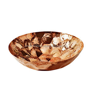 Tazón de cobre puro para servir alimentos, tazón de mesa de Metal - Product Image 6