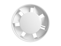 125mm en ligne salle de bain ventilateur axial hydroponique grandir tente extracteur conduit ventilateur électrique 220 ~ 240V 50/60HZ 16W 195 M3/H Hi-Tech plastique